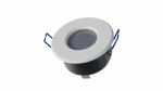 Ceiling lighting point fitting LISA cast round Fixted white